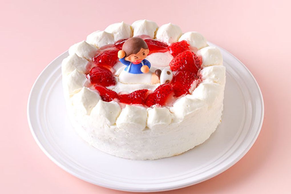 生デコレーションケーキ サッカー少年 5号 15cm 1