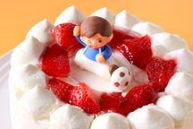 卵・乳製品・小麦粉除去可能 サッカー少年 生デコレーションケーキ  5号 15cm 5