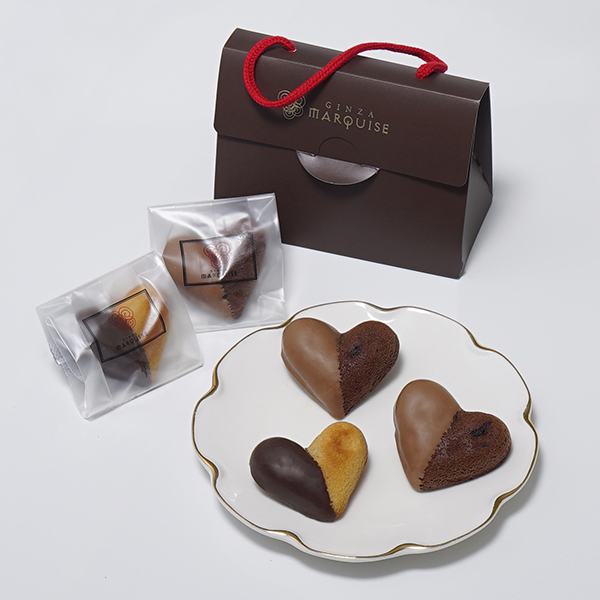 ～GINZA MARQUISE 銀座マルキーズ～ハートフィナンシェ5個入り