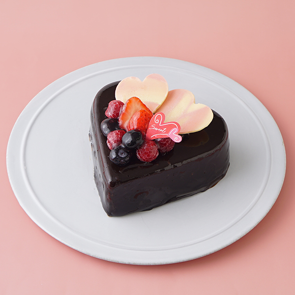 バレンタイン2021 ハートチョコレートケーキ 4号 12cm 1