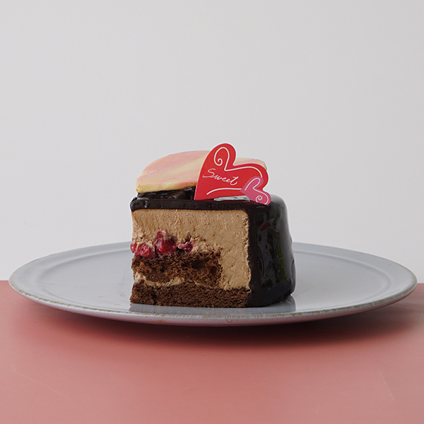 バレンタイン2021 ハートチョコレートケーキ 4号 12cm 5