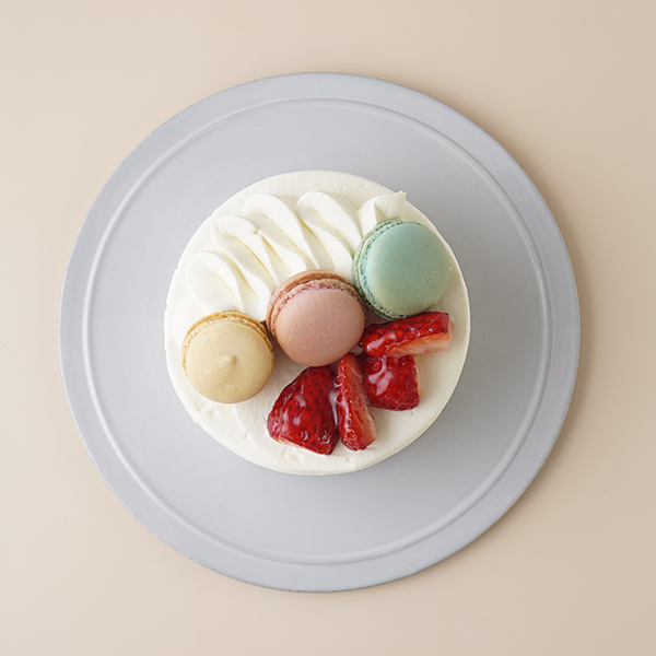 選べるキラキラトッパー 4号 マカロンショートケーキ（NENE cafe