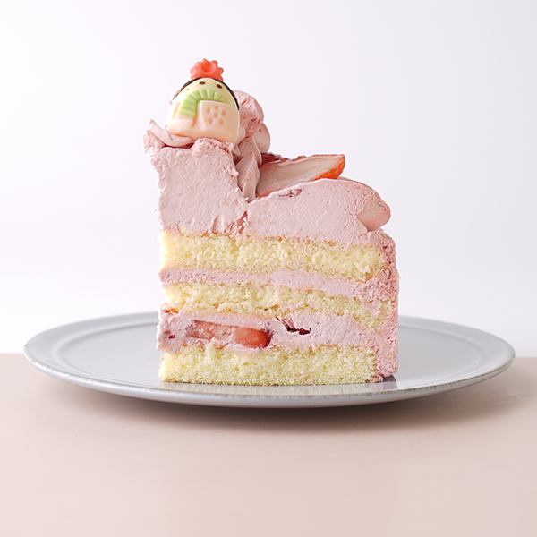 苺クリームのデコレーションケーキ 5号 15cm  5