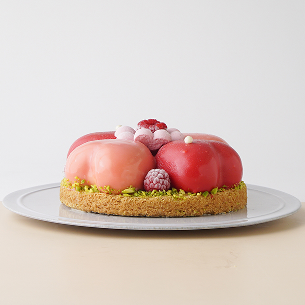【SALON BAKE ＆ TEA】ハート型のムースケーキ「クール ド フルール」 母の日2024 3
