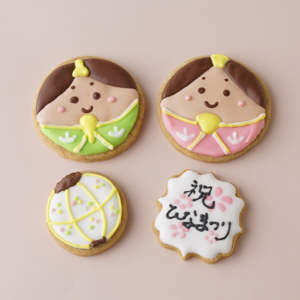 ひな祭りアイシングクッキー （THE NICOLE） | Cake.jp