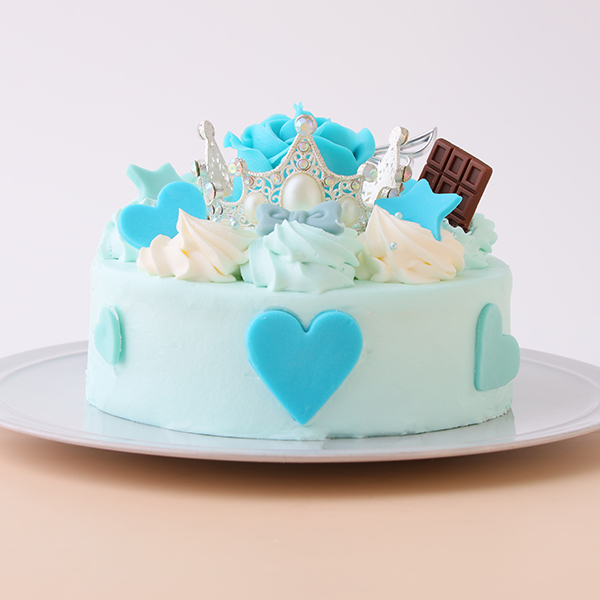 ティアラとローズのケーキ ブルータイプ 5号 3