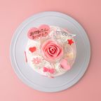 ティアラとバラのケーキ 母の日2021  2