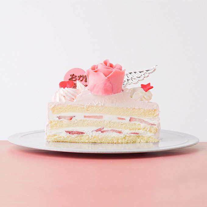 ティアラとバラのケーキ 母の日2021  4