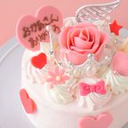 ティアラとバラのケーキ 母の日2021  6