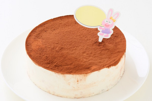 グルテンフリー対応 卵・乳製品・小麦粉不使用 米粉ティラミス ホールケーキ 5号 15cm