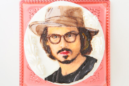 似顔絵ケーキ 生クリーム 4号 12cm