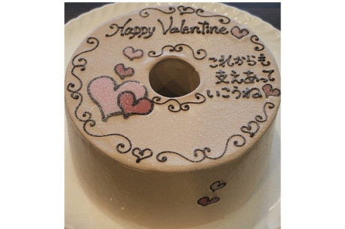 お手紙ケーキ 直径17cm バレンタイン2023