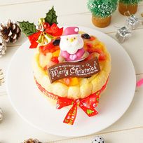 ファーストクリスマスケーキ ホイップヨーグルトクリーム 3号クリスマス2024