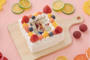 【株式会社シナジーリンク】フォトケーキ「Pix」 4号 12cm