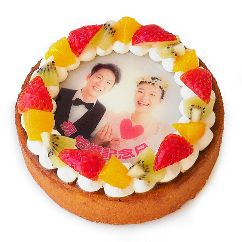 写真ケーキ プリンバーム デコレーション pudding-baum-p2