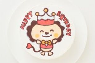 1日2台限定！生クリームデコレーションイラストケーキ 4号 12cm