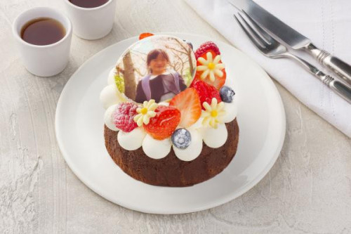 【Cake.jp店】写真ケーキ ガトーショコラ 4号 12cm by レコロレ