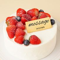 無添加 生デコ 苺たっぷりデコレーション 4号 12cm