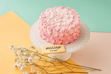 ローズケーキ バタークリームデコレーション 4号 12cm 