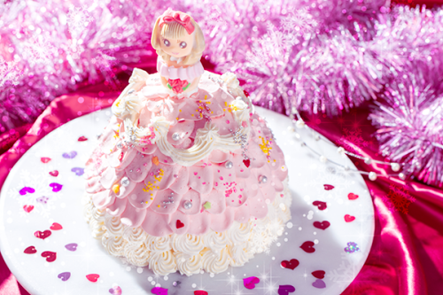 プリンセスケーキ ひらひら ドールケーキ 生クリーム 4号 ひな祭り2024