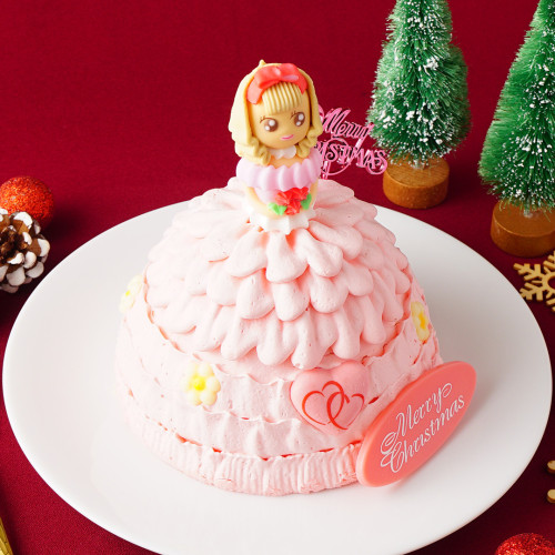 クリスマスケーキ2022 Xmas立体お姫様ケーキ プリンセスケーキクリスマスver. 5号 15cm クリスマス2022