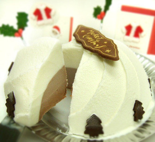 パンナ＆ココアのクリスマスアイスケーキ 5号 15㎝