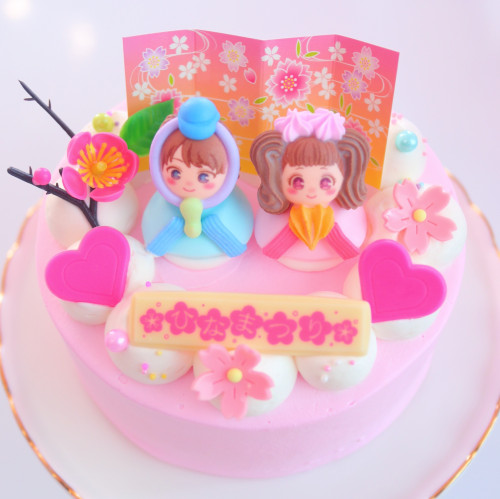 キティちゃんひなまつりケーキ  2013 5号 15cm
