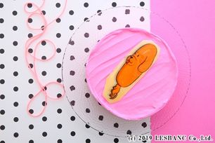 韓国ケーキ 4号 ピンク 丸の写真ケーキ 12cm