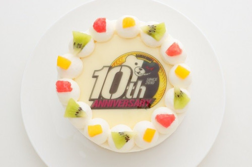 「ダンガンロンパ」10周年記念ケーキ 4号 12cm