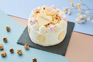 マンゴーのお花ケーキ(敬老の日) 4号 12cm