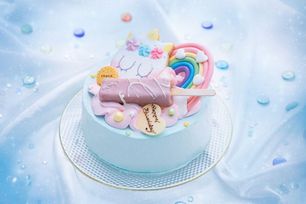 美味しい ゆめかわユニコーンケーキ 5号