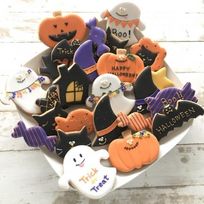 《ご予約は10/15まで》【アイシングクッキー】ハロウィンアイシングクッキー21種25枚入り ハロウィン2025