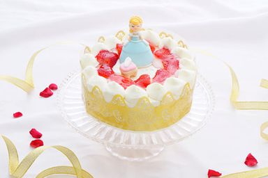 生デコレーションケーキ シンデレラ 5号 15cm