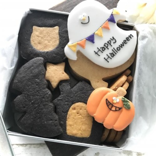 《ご予約は10/15まで》【アイシングクッキー缶】ハロウィンアイシングクッキー缶 ハロウィン2025