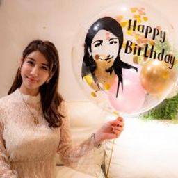 【クリアバルーン単体】似顔絵バルーン