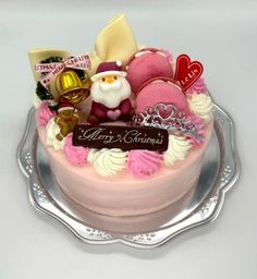 X'masピンクのデコレーション 5号 15cm クリスマス2025