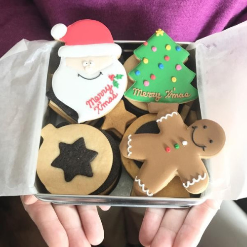 【アイシングクッキー缶】クリスマスギフトに!!クリスマスクッキー缶 クリスマス2023 