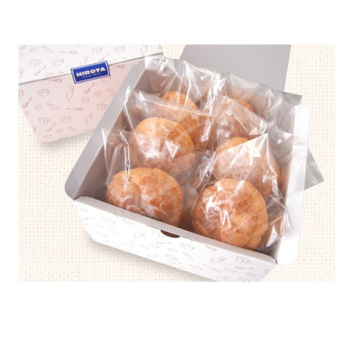【洋菓子のヒロタ】ソフトクッキーシュー ＆ 北海道生クリームシュー 各3個入