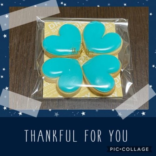 ハート四つ葉のクローバー 4枚入り