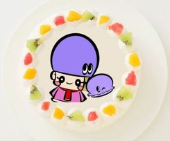 【アジーンTV】丸型写真ケーキ 3号 9cm