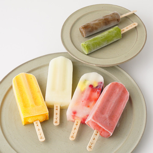 京都・本くず氷 アイスキャンディー おためしセット 75ml×4本、30ml×2本