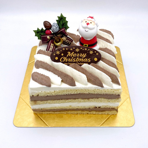 (冷凍)卵、乳・小麦・大豆除去可能 冷凍ブランノワール5号(3～5名様向け)クリスマスケーキ2022