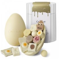 【チョコレートの名店ホテルショコラ】エクストラシックエッグ【ホワイト＆ライト】