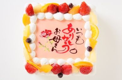 母の日ケーキ 4号 12cm×12cm 母の日2026