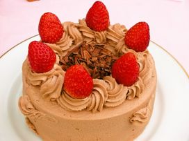 【ポニイ】チョコ生クリームケーキ 4号 12cm