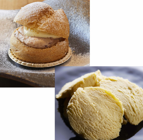【和栗や Mont Blanc STYLE】Mont Blanc ICE ＆ Mont Blanc Chou（アイス3個・シュー2個） 父の日2023