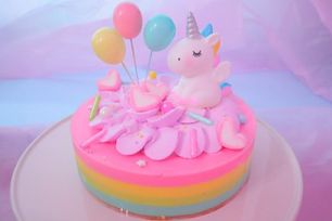 レインボーレアチーズケーキ【ユニコーン】