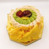 抹茶と栗のモンブランクレープ包み 5号