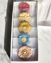 お花のミルキーチョコレート 5枚《ヴィーガンスイーツ》 母の日のギフト・プレゼント2025