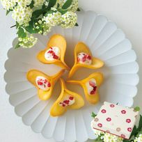 【KINEEL】ルフル8個入（バニラ）/ 京都からお届け♪お花の形のかわいいラングドシャスイーツ（焼菓子8個セット） 母の日2024 
